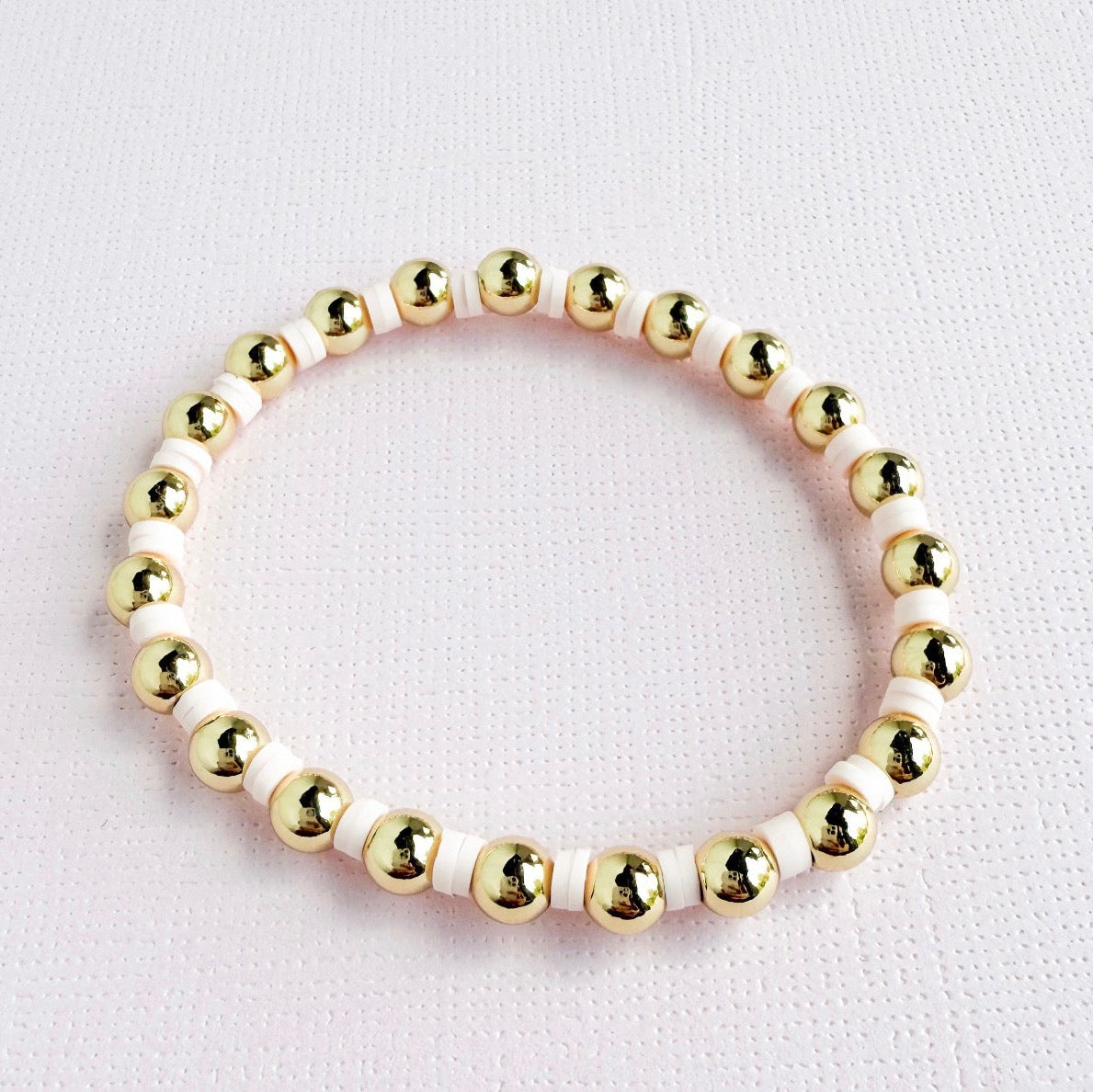 Colorful gold bracelet