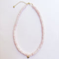 Golden blush necklace