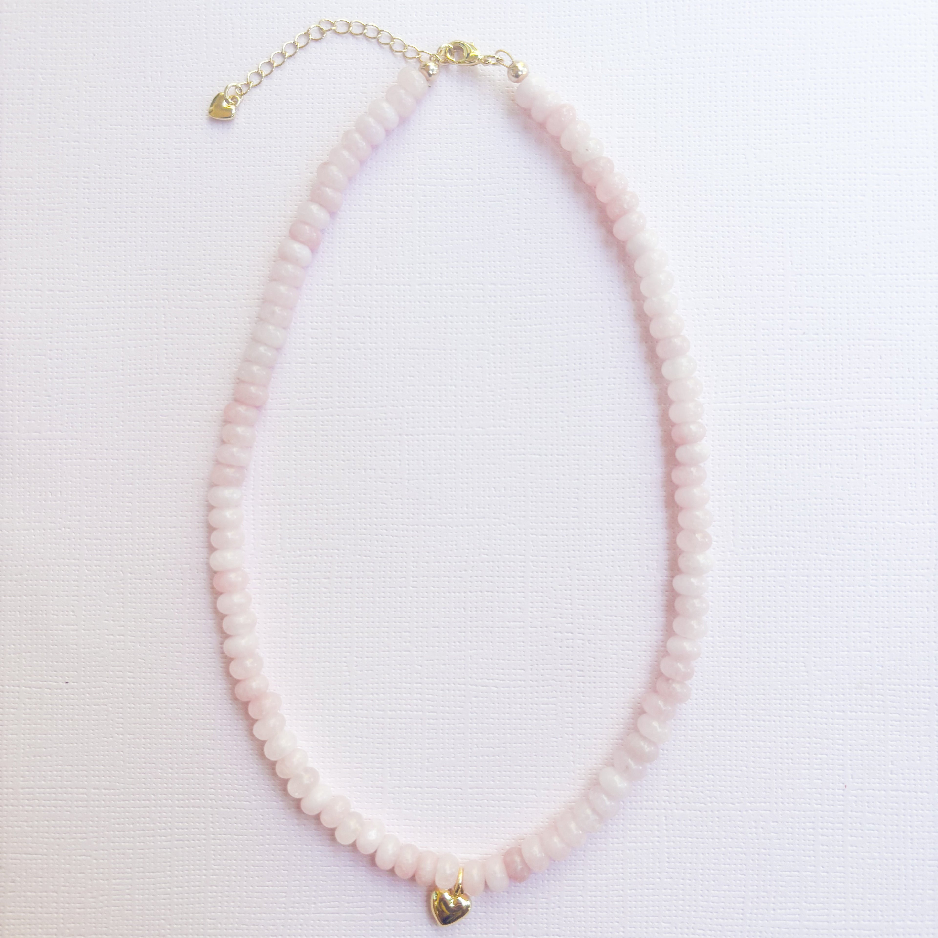 Golden blush necklace