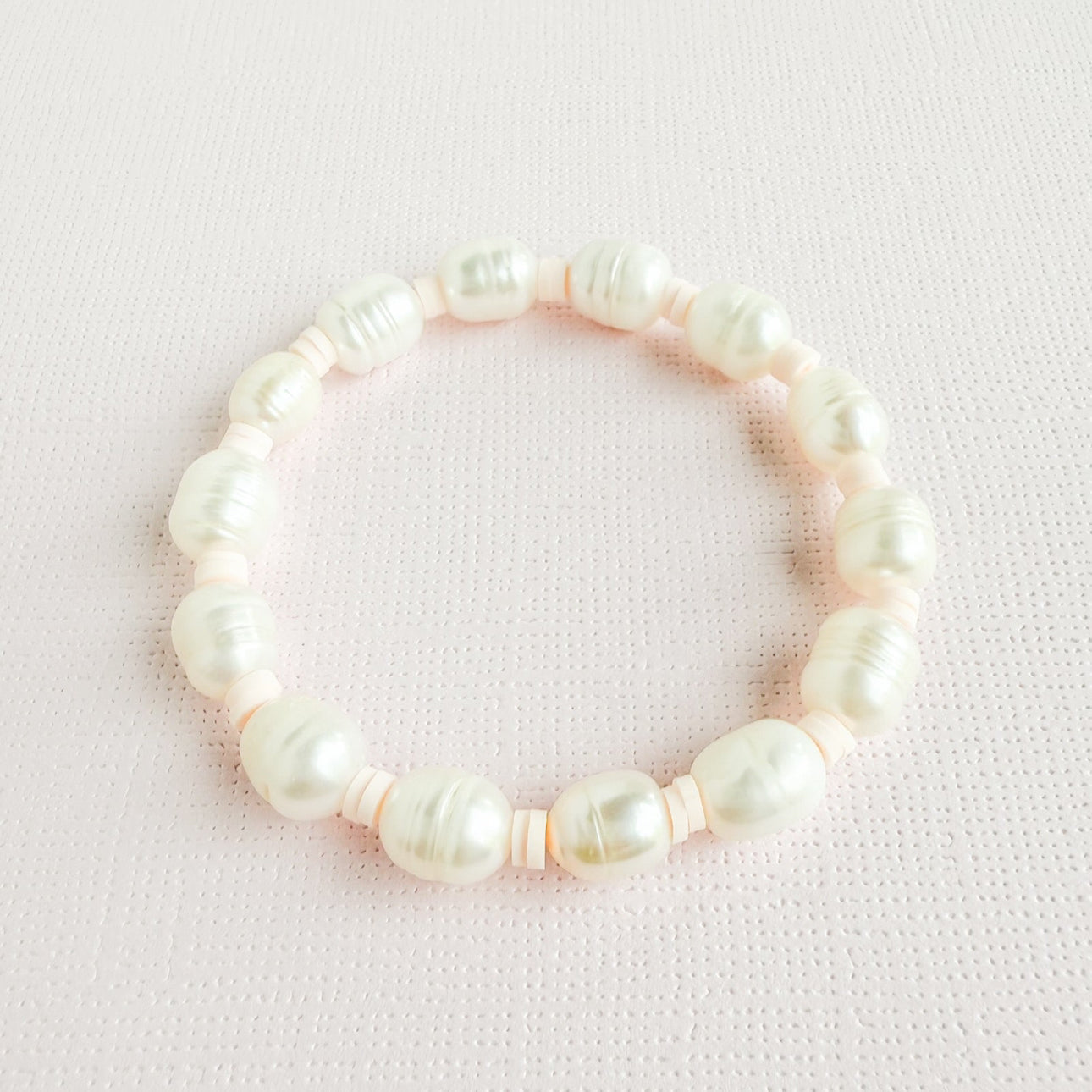 Colorful pearl bracelet